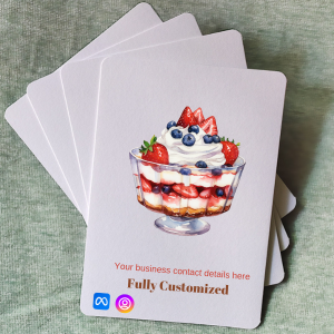 Greeting Cards With Business LOGO | 9.25x15 CM 